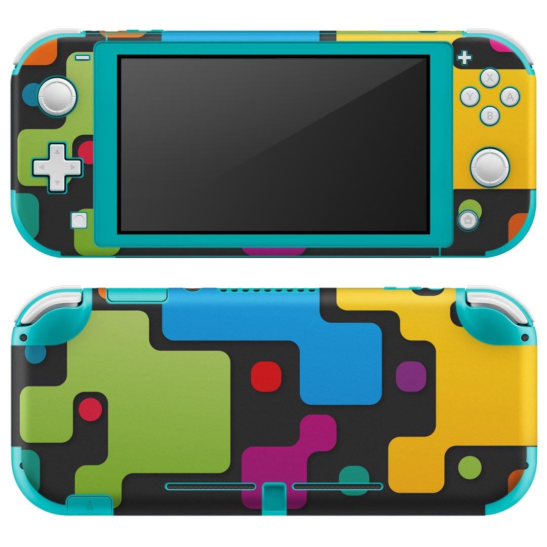 igsticker Nintendo Switch Lite 専用 デザインスキンシール 全面 ニンテンドー スイッチ ライト 専用 ゲーム機 カバー アクセサリー フィルム ステッカー エアフリー 006938 カラフル 模様