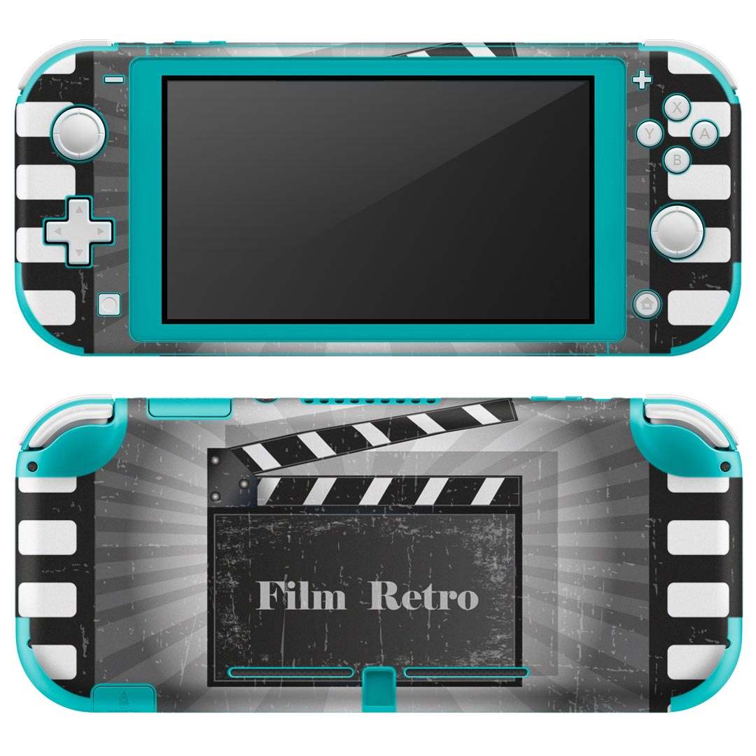 igsticker Nintendo Switch Lite 専用 デザインスキンシール 全面 ニンテンドー スイッチ ライト 専用 ゲーム機 カバー アクセサリー フィルム ステッカー エアフリー 006968 映画　フィルム