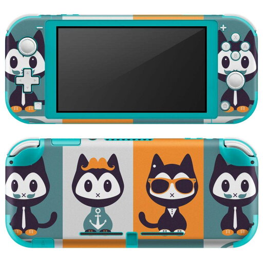 igsticker Nintendo Switch Lite 専用 デザインスキンシール 全面 ニンテンドー スイッチ ライト 専用 ゲーム機 カバー アクセサリー フィルム ステッカー エアフリー 007056 ネコ キャラクター igsticker Nintendo Switch Lite 専用 デザインスキンシール 全面 ニンテンドー スイッチ ライト 専用 ゲーム機 カバー アクセサリー フィルム ステッカー エアフリー 007056 ネコ キャラクター