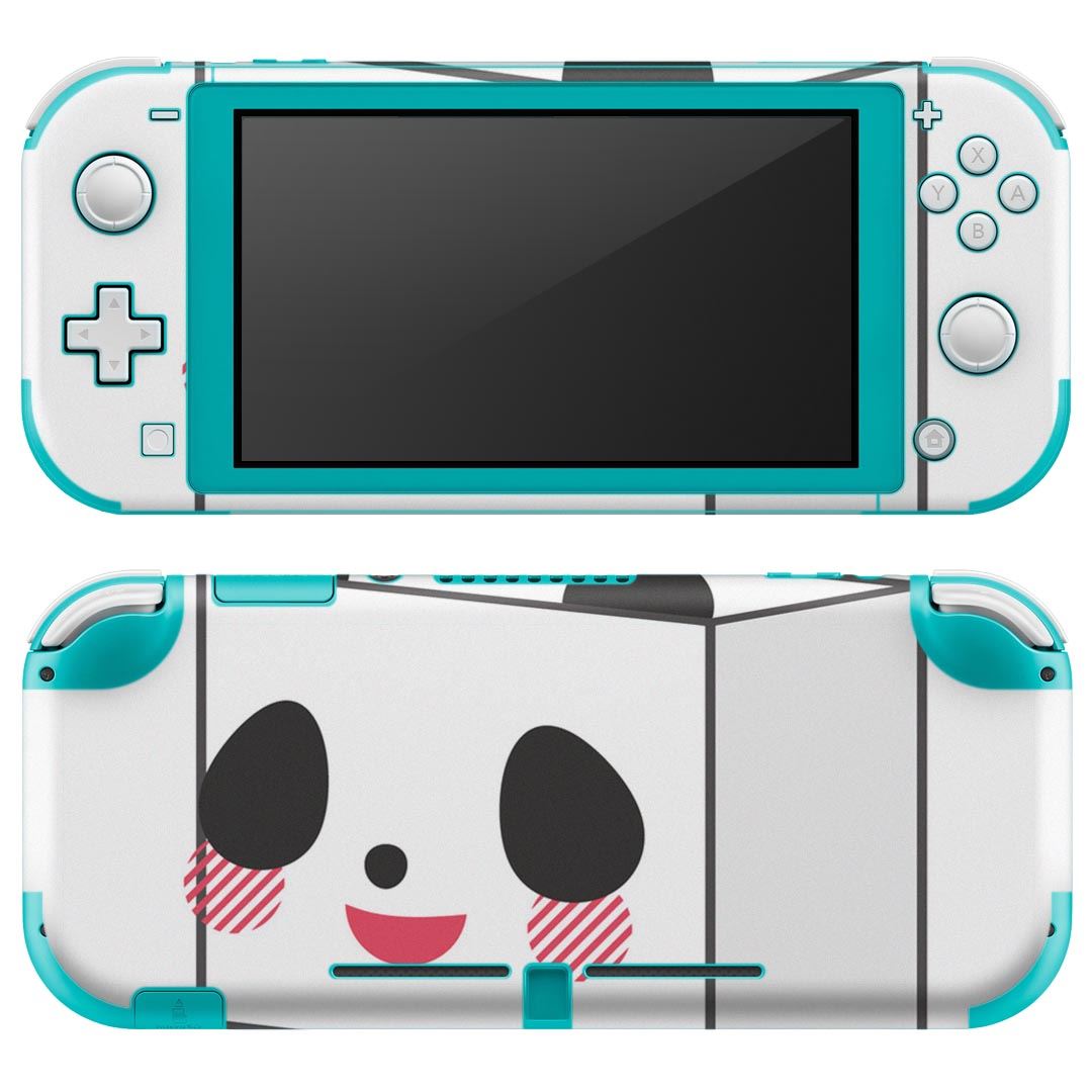 igsticker Nintendo Switch Lite 専用 デザインスキンシール 全面 ニンテンドー スイッチ ライト 専用 ゲーム機 カバー アクセサリー フィルム ステッカー エアフリー 007138 パンダ キャラクター