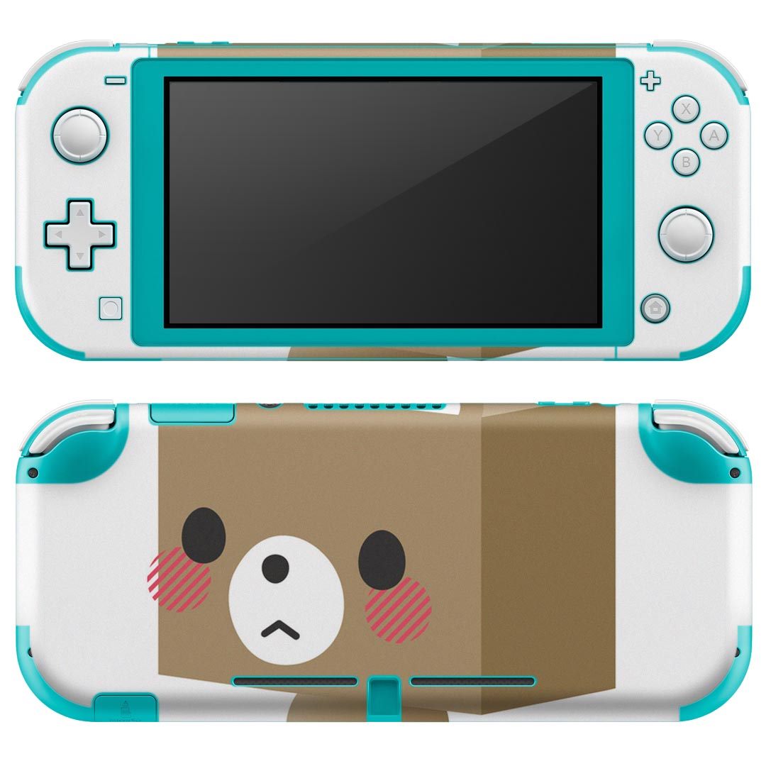製品名 Nintendo Switch Lite専用 デザインスキンシール セット内容 Nintendo Switch Lite本体用スキンシール（裏表）各1枚 ※液晶側シールは2パーツに分かれていますニンテンドースイッチライト専用です。据え置き機のSwitch本体やJoyコンには対応していません。 商品特徴 3M社製の再剥離性シートを素材に採用し、細かな位置調整がしやすく貼り直しが容易です。また、エアフリーでもありますので気泡が簡単に逃げるので、キレイに貼ることができます。専用の業務プリンターを使い、商品画像と遜色のない美しい印刷仕上がり。 注意事項 画像はサンプルですので、ご覧の環境によっては多少色味に違いを感じる場合がございます。 イメージと違った、モニターと色味が異なるという理由での交換や返金はご対応出来かねます。スキンシールのみの販売で、ニンテンドースイッチ本体などは付属しません。シワができた場合、ドライヤーなどで軽く温め、外側に向けてシワを伸ばすように貼ってください。初回貼付時の位置調整や貼り直しは可能ですが、しっかりと押し付けて接着させた後の再剥離、再利用は保証しておりません。また接着部に油分や汚れが付着しますと角の部分は剥がれやすくなりますので、貼付時はあまり触れないようにご注意ください。無地のセミグロスシートにデザインをプリントした商品で、デコなどの加工はございません。 凹凸や光沢があるように見えたり布地や金属を素材にしたように見える商品もありますが、デザインの図版によるものです。印刷時に微妙な画像のズレが生じる場合がございます。ご注文後に1点1点制作する受注生産品の為、不良品以外のご返品や交換は固くお断りします。 商品発送 完全受注生産のハンドメイド商品となりますので、既製品と比べて発送までお時間を頂いています。 基本的に決済確認後2?3営業日、最大で10営業日での発送となります。繁忙期や休業日明けの場合はさらに時間がかかる場合があります。 その際には別途メールにてご連絡致します。メール便の場合、発送日から到着までに2?4日ほどかかる場合が多く、紛失などの保障もご対応できかねます。あらかじめご了承下さい。