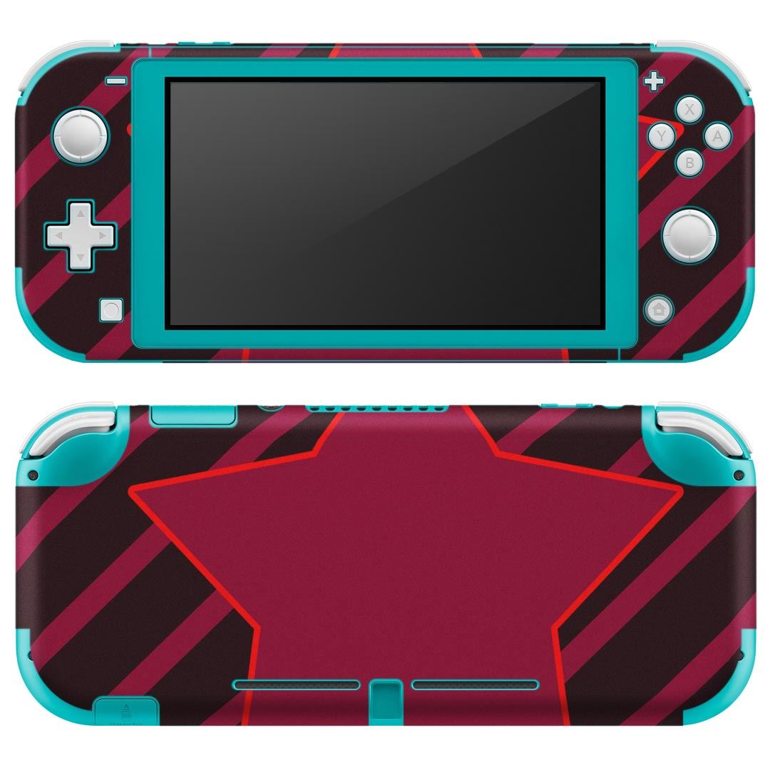 igsticker Nintendo Switch Lite 専用 デザインスキンシール 全面 ニンテンドー スイッチ ライト 専用 ゲーム機 カバー アクセサリー フィルム ステッカー エアフリー 007174 星 模様