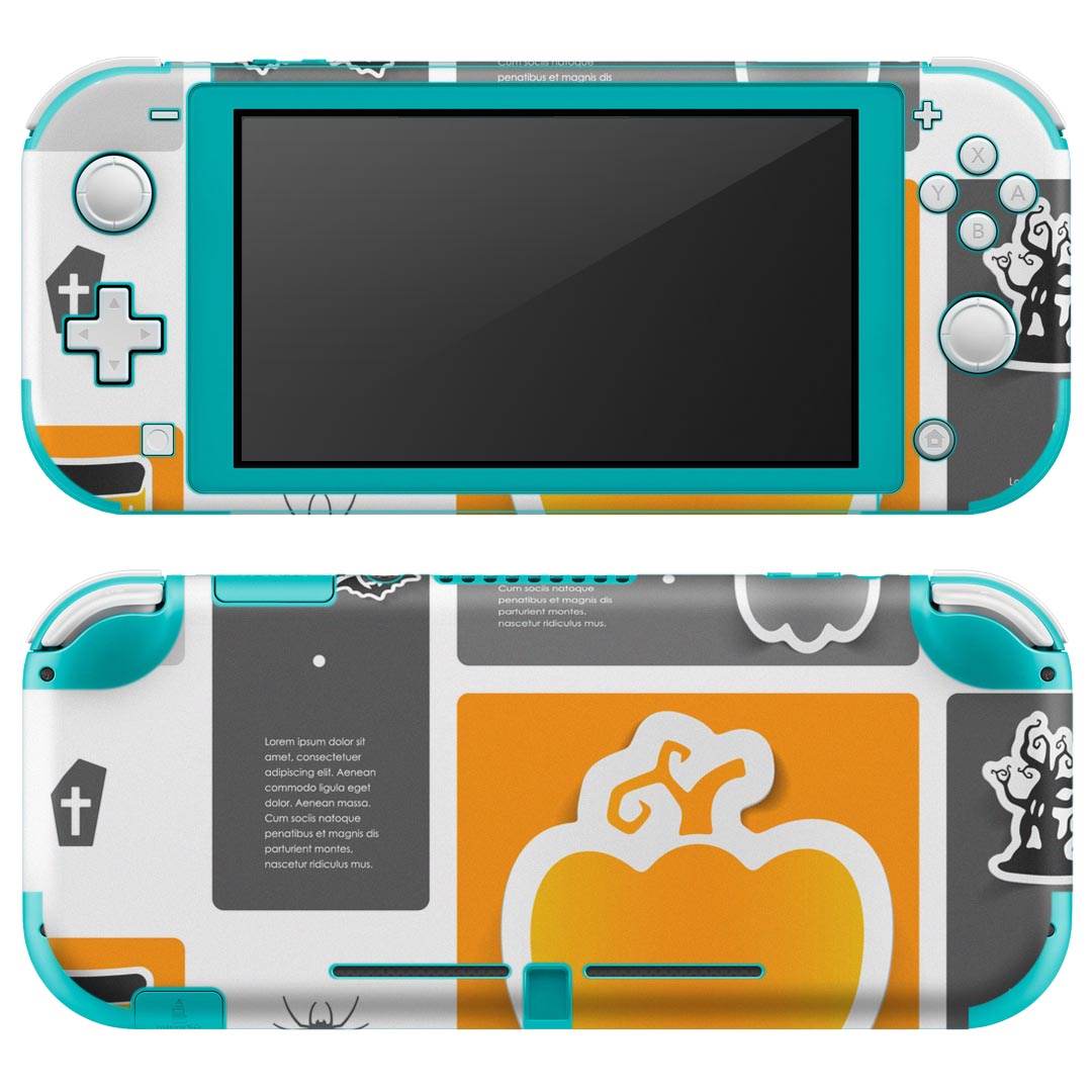 igsticker Nintendo Switch Lite 専用 デザインスキンシール 全面 ニンテンドー スイッチ ライト 専用 ゲーム機 カバー アクセサリー フィルム ステッカー エアフリー 007184 ハロウィン キャラクター