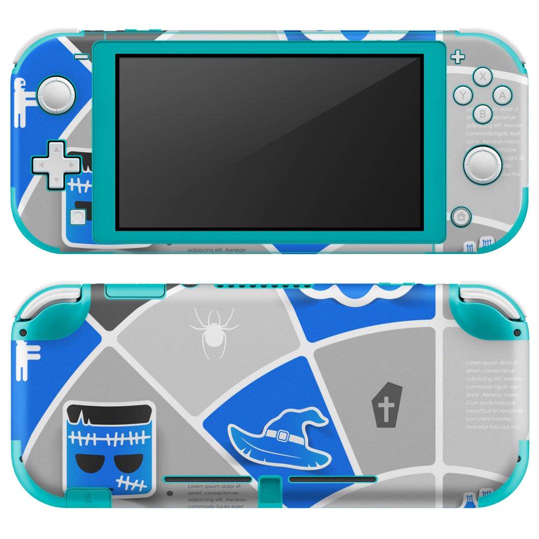igsticker Nintendo Switch Lite 専用 デザインスキンシール 全面 ニンテンドー スイッチ ライト 専用 ゲーム機 カバー アクセサリー フィルム ステッカー エアフリー 007186 ハロウィン　キャラクター
