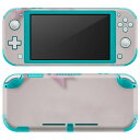 igsticker Nintendo Switch Lite 専用 デザインスキンシール 全面 ニンテンドー スイッチ ライト 専用 ゲーム機 カバー アクセサリー フィルム ステッカー エアフリー 007243 ストライプ リボン(2)