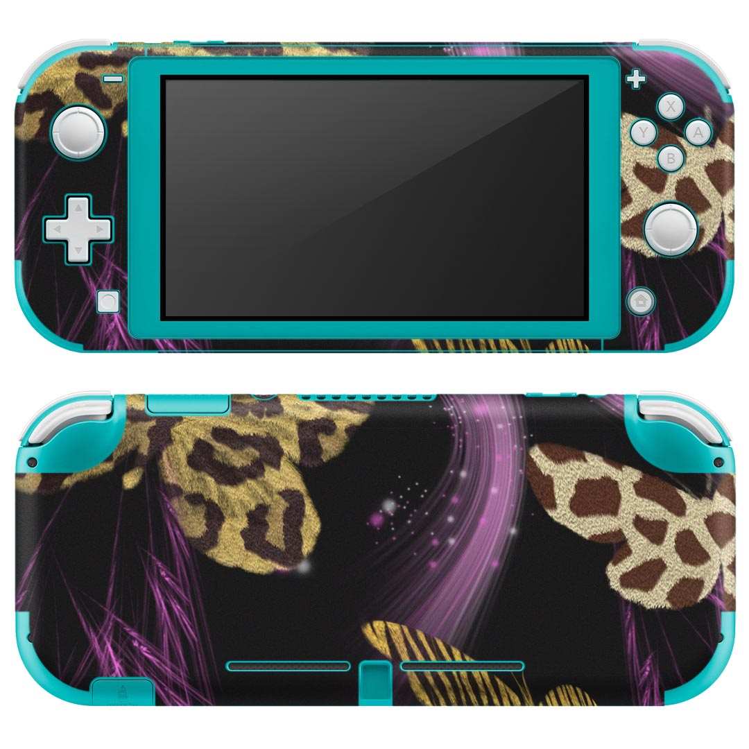 igsticker Nintendo Switch Lite 専用 デザインスキンシール 全面 ニンテンドー スイッチ ライト 専用 ゲーム機 カバー アクセサリー フィルム ステッカー エアフリー 007256 蝶
