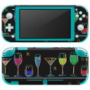 igsticker Nintendo Switch Lite 専用 デザインスキンシール 全面 ニンテンドー スイッチ ライト 専用 ゲーム機 カバー アクセサリー フィルム ステッカー エアフリー 007301 飲み物 カクテル カラフル イラスト(2)