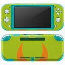 igsticker Nintendo Switch Lite 専用 デザインスキンシール 全面 ニンテンドー スイッチ ライト 専用 ゲーム機 カバー アクセサリー フィルム ステッカー エアフリー 007386 緑 グリーン 帽子 クローバー