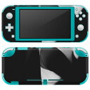 igsticker Nintendo Switch Lite 専用 デザインスキンシール 全面 ニンテンドー スイッチ ライト 専用 ゲーム機 カバー アクセサリー フィルム ステッカー エアフリー 007405 写真 モノクロ 人物(2)