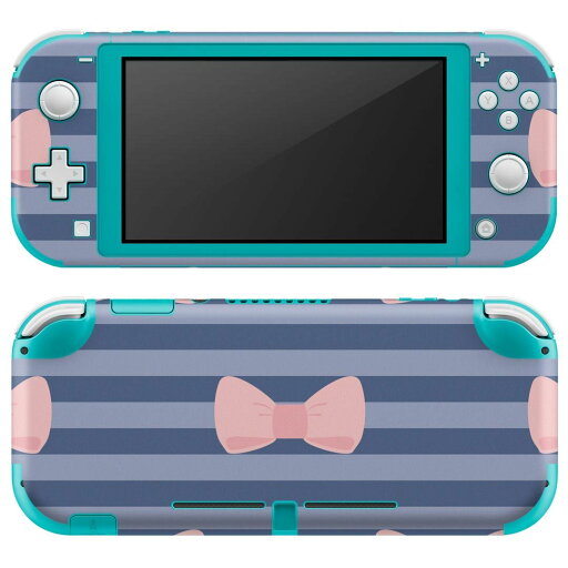 igsticker Nintendo Switch Lite 専用 デザインスキンシール 全面 ニンテンドー スイッチ ライト 専用 ゲーム機 カバー アクセサリー フィルム ステッカー エアフリー 007415 リボン ボーダー 模様 ピンク igsticker Nintendo Switch Lite 専用 デザインスキンシール 全面 ニンテンドー スイッチ ライト 専用 ゲーム機 カバー アクセサリー フィルム ステッカー エアフリー 007415 リボン ボーダー 模様 ピンク