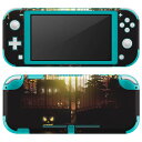 igsticker Nintendo Switch Lite 専用 デザインスキンシール 全面 ニンテンドー スイッチ ライト 専用 ゲーム機 カバー アクセサリー フィルム ステッカー エアフリー 007498 ハロウィン　カボチャ　黒　ブラック