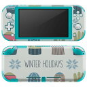 igsticker Nintendo Switch Lite 専用 デザインスキンシール 全面 ニンテンドー スイッチ ライト 専用 ゲーム機 カバー アクセサリー フィルム ステッカー エアフリー 007505 冬 手袋 雪 結晶