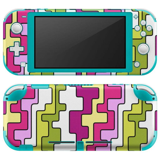 igsticker Nintendo Switch Lite 専用 デザインスキンシール 全面 ニンテンドー スイッチ ライト 専用 ゲーム機 カバー アクセサリー フィルム ステッカー エアフリー 007603 ピンク 緑 グリーン 模様 igsticker Nintendo Switch Lite 専用 デザインスキンシール 全面 ニンテンドー スイッチ ライト 専用 ゲーム機 カバー アクセサリー フィルム ステッカー エアフリー 007603 ピンク 緑 グリーン 模様