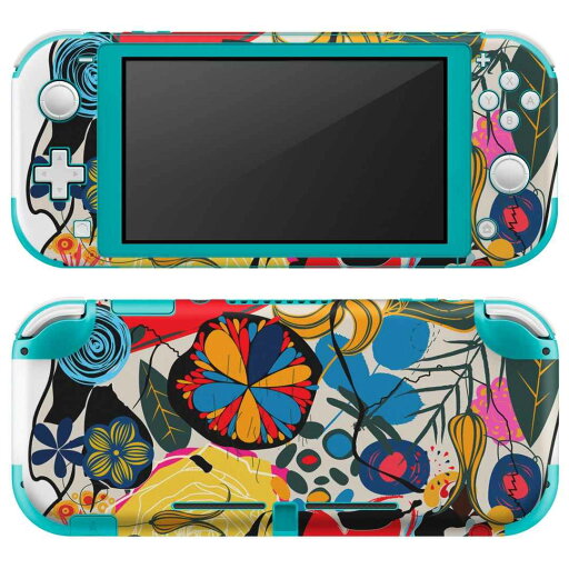 igsticker Nintendo Switch Lite 専用 デザインスキンシール 全面 ニンテンドー スイッチ ライト 専用 ゲーム機 カバー アクセサリー フィルム ステッカー エアフリー 007618 花 ドクロ 骸骨 igsticker Nintendo Switch Lite 専用 デザインスキンシール 全面 ニンテンドー スイッチ ライト 専用 ゲーム機 カバー アクセサリー フィルム ステッカー エアフリー 007618 花 ドクロ 骸骨