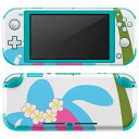 igsticker Nintendo Switch Lite 専用 デザインスキンシール 全面 ニンテンドー スイッチ ライト 専用 ゲーム機 カバー アクセサリー フィルム ステッカー エアフリー 007636 イラスト 亀 花 かめ