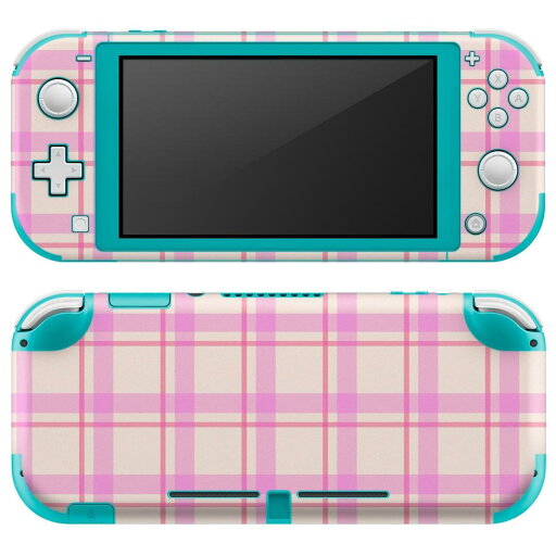 igsticker Nintendo Switch Lite 専用 デザインスキンシール 全面 ニンテンドー スイッチ ライト 専用 ゲーム機 カバー アクセサリー フィルム ステッカー エアフリー 007642 ピンク チェック 模様 igsticker Nintendo Switch Lite 専用 デザインスキンシール 全面 ニンテンドー スイッチ ライト 専用 ゲーム機 カバー アクセサリー フィルム ステッカー エアフリー 007642 ピンク チェック 模様