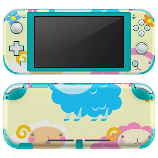 igsticker Nintendo Switch Lite 専用 デザインスキンシール 全面 ニンテンドー スイッチ ライト 専用 ゲーム機 カバー アクセサリー フィルム ステッカー エアフリー 007655 アニマル ひつじ 羊 イラスト キャラクター igsticker Nintendo Switch Lite 専用 デザインスキンシール 全面 ニンテンドー スイッチ ライト 専用 ゲーム機 カバー アクセサリー フィルム ステッカー エアフリー 007655 アニマル ひつじ 羊 イラスト キャラクター