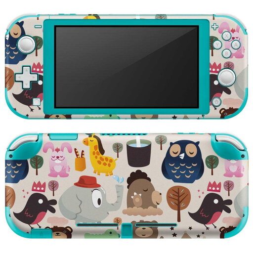igsticker Nintendo Switch Lite 専用 デザインスキンシール 全面 ニンテンドー スイッチ ライト 専用 ゲーム機 カバー アクセサリー フィルム ステッカー エアフリー 007678 動物 模様 熊 象 ワニ igsticker Nintendo Switch Lite 専用 デザインスキンシール 全面 ニンテンドー スイッチ ライト 専用 ゲーム機 カバー アクセサリー フィルム ステッカー エアフリー 007678 動物 模様 熊 象 ワニ