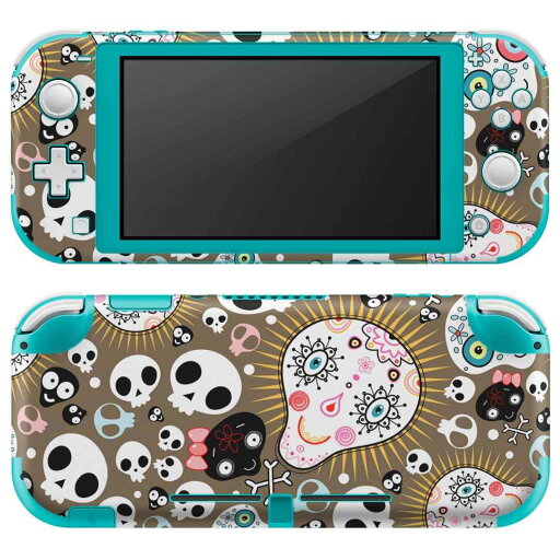 igsticker Nintendo Switch Lite 専用 デザインスキンシール 全面 ニンテンドー スイッチ ライト 専用 ゲーム機 カバー アクセサリー フィルム ステッカー エアフリー 007682 骸骨 ドクロ カラフル 模様 igsticker Nintendo Switch Lite 専用 デザインスキンシール 全面 ニンテンドー スイッチ ライト 専用 ゲーム機 カバー アクセサリー フィルム ステッカー エアフリー 007682 骸骨 ドクロ カラフル 模様