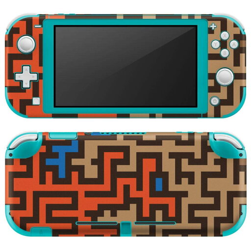 igsticker Nintendo Switch Lite 専用 デザインスキンシール 全面 ニンテンドー スイッチ ライト 専用 ゲーム機 カバー アクセサリー フィルム ステッカー エアフリー 007687 迷路 ブラウン 赤 青 igsticker Nintendo Switch Lite 専用 デザインスキンシール 全面 ニンテンドー スイッチ ライト 専用 ゲーム機 カバー アクセサリー フィルム ステッカー エアフリー 007687 迷路 ブラウン 赤 青