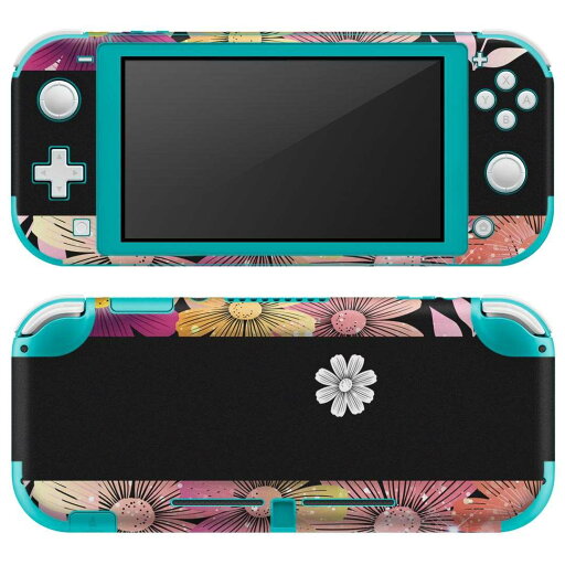 igsticker Nintendo Switch Lite 専用 デザインスキンシール 全面 ニンテンドー スイッチ ライト 専用 ゲーム機 カバー アクセサリー フィルム ステッカー エアフリー 007759 花 黒 ブラック igsticker Nintendo Switch Lite 専用 デザインスキンシール 全面 ニンテンドー スイッチ ライト 専用 ゲーム機 カバー アクセサリー フィルム ステッカー エアフリー 007759 花 黒 ブラック