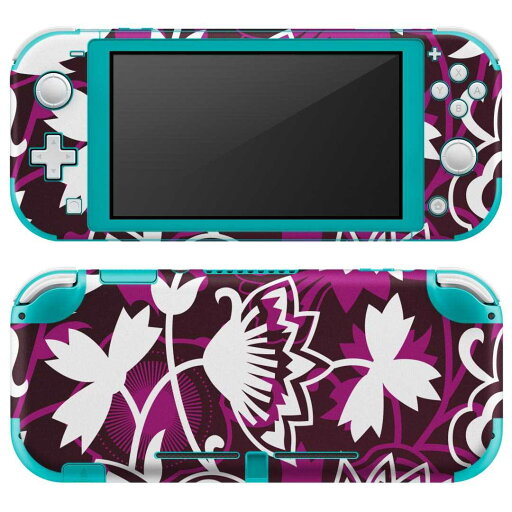 igsticker Nintendo Switch Lite 専用 デザインスキンシール 全面 ニンテンドー スイッチ ライト 専用 ゲーム機 カバー アクセサリー フィルム ステッカー エアフリー 007802 花 紫 模様 パープル igsticker Nintendo Switch Lite 専用 デザインスキンシール 全面 ニンテンドー スイッチ ライト 専用 ゲーム機 カバー アクセサリー フィルム ステッカー エアフリー 007802 花 紫 模様 パープル