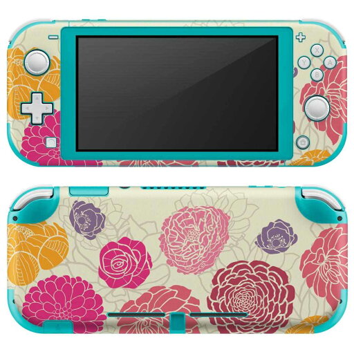 igsticker Nintendo Switch Lite 専用 デザインスキンシール 全面 ニンテンドー スイッチ ライト 専用 ゲーム機 カバー アクセサリー フィルム ステッカー エアフリー 007814 花 カラフル イラスト igsticker Nintendo Switch Lite 専用 デザインスキンシール 全面 ニンテンドー スイッチ ライト 専用 ゲーム機 カバー アクセサリー フィルム ステッカー エアフリー 007814 花 カラフル イラスト