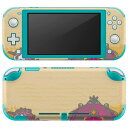 igsticker Nintendo Switch Lite 専用 デザインスキンシール 全面 ニンテンドー スイッチ ライト 専用 ゲーム機 カバー アクセサリー フィルム ステッカー エアフリー 007827 馬車 イラスト ピンク ベージュ(2)