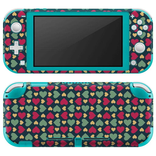 igsticker Nintendo Switch Lite 専用 デザインスキンシール 全面 ニンテンドー スイッチ ライト 専用 ゲーム機 カバー アクセサリー フィルム ステッカー エアフリー 007838 ハート 赤 レッド 模様 緑 グリーン igsticker Nintendo Switch Lite 専用 デザインスキンシール 全面 ニンテンドー スイッチ ライト 専用 ゲーム機 カバー アクセサリー フィルム ステッカー エアフリー 007838 ハート 赤 レッド 模様 緑 グリーン