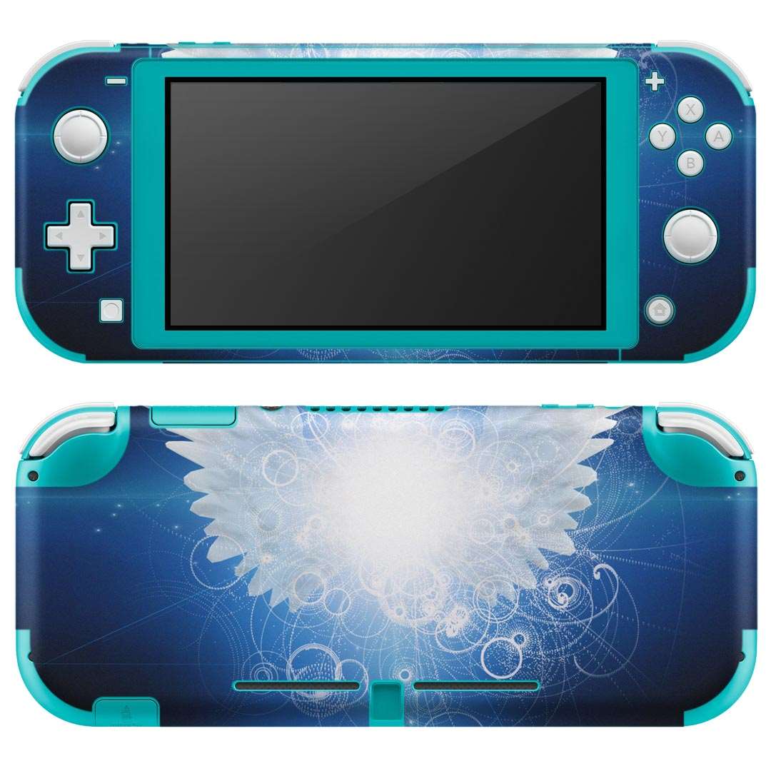 製品名 Nintendo Switch Lite専用 デザインスキンシール セット内容 Nintendo Switch Lite本体用スキンシール（裏表）各1枚 ※液晶側シールは2パーツに分かれていますニンテンドースイッチライト専用です。据え置き機のSwitch本体やJoyコンには対応していません。 商品特徴 3M社製の再剥離性シートを素材に採用し、細かな位置調整がしやすく貼り直しが容易です。また、エアフリーでもありますので気泡が簡単に逃げるので、キレイに貼ることができます。専用の業務プリンターを使い、商品画像と遜色のない美しい印刷仕上がり。 注意事項 画像はサンプルですので、ご覧の環境によっては多少色味に違いを感じる場合がございます。 イメージと違った、モニターと色味が異なるという理由での交換や返金はご対応出来かねます。スキンシールのみの販売で、ニンテンドースイッチ本体などは付属しません。シワができた場合、ドライヤーなどで軽く温め、外側に向けてシワを伸ばすように貼ってください。初回貼付時の位置調整や貼り直しは可能ですが、しっかりと押し付けて接着させた後の再剥離、再利用は保証しておりません。また接着部に油分や汚れが付着しますと角の部分は剥がれやすくなりますので、貼付時はあまり触れないようにご注意ください。無地のセミグロスシートにデザインをプリントした商品で、デコなどの加工はございません。 凹凸や光沢があるように見えたり布地や金属を素材にしたように見える商品もありますが、デザインの図版によるものです。印刷時に微妙な画像のズレが生じる場合がございます。ご注文後に1点1点制作する受注生産品の為、不良品以外のご返品や交換は固くお断りします。 商品発送 完全受注生産のハンドメイド商品となりますので、既製品と比べて発送までお時間を頂いています。 基本的に決済確認後2?3営業日、最大で10営業日での発送となります。繁忙期や休業日明けの場合はさらに時間がかかる場合があります。 その際には別途メールにてご連絡致します。メール便の場合、発送日から到着までに2?4日ほどかかる場合が多く、紛失などの保障もご対応できかねます。あらかじめご了承下さい。