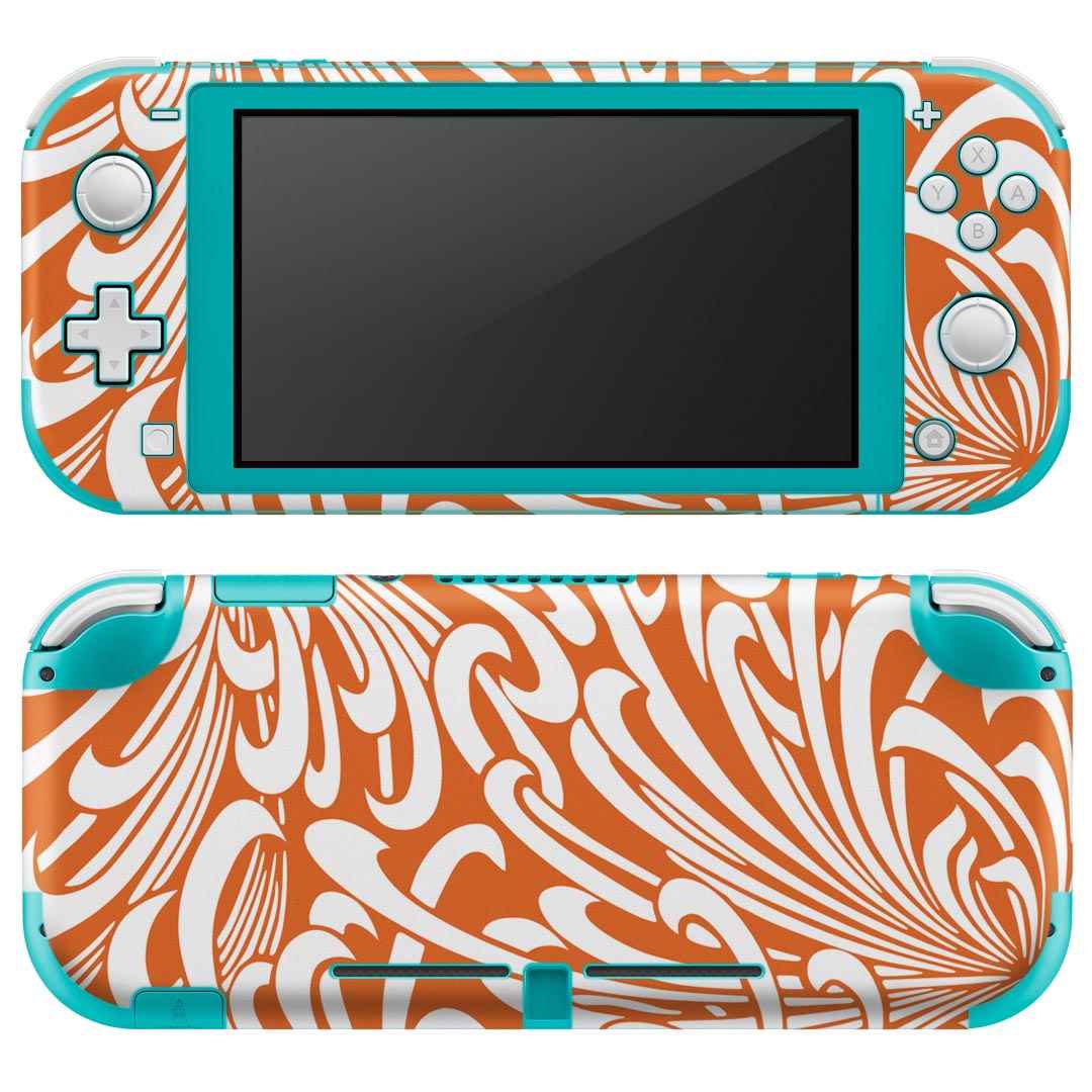 igsticker Nintendo Switch Lite 専用 デザインスキンシール 全面 ニンテンドー スイッチ ライト 専用 ゲーム機 カバー アクセサリー フィルム ステッカー エアフリー 007957 和風 和柄 花