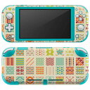 igsticker Nintendo Switch Lite 専用 デザインスキンシール 全面 ニンテンドー スイッチ ライト 専用 ゲーム機 カバー アクセサリー フィルム ステッカー エアフリー 007983 模様　カラフル　水玉　ハート