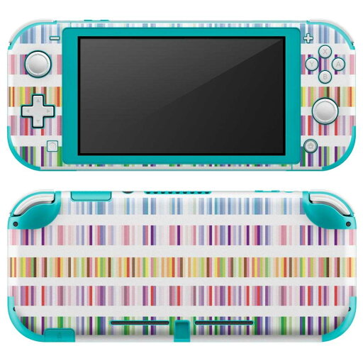 igsticker Nintendo Switch Lite 専用 デザインスキンシール 全面 ニンテンドー スイッチ ライト 専用 ゲーム機 カバー アクセサリー フィルム ステッカー エアフリー 008056 レインボー カラフル ストライプ 模様 igsticker Nintendo Switch Lite 専用 デザインスキンシール 全面 ニンテンドー スイッチ ライト 専用 ゲーム機 カバー アクセサリー フィルム ステッカー エアフリー 008056 レインボー カラフル ストライプ 模様