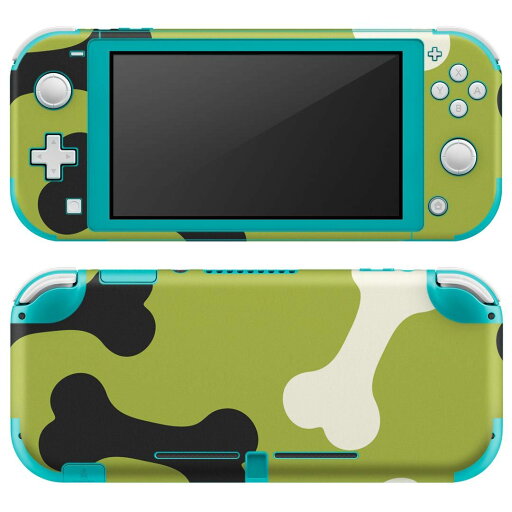 igsticker Nintendo Switch Lite 専用 デザインスキンシール 全面 ニンテンドー スイッチ ライト 専用 ゲーム機 カバー アクセサリー フィルム ステッカー エアフリー 008110 アニマル 黄緑 犬 骨 模様 igsticker Nintendo Switch Lite 専用 デザインスキンシール 全面 ニンテンドー スイッチ ライト 専用 ゲーム機 カバー アクセサリー フィルム ステッカー エアフリー 008110 アニマル 黄緑 犬 骨 模様