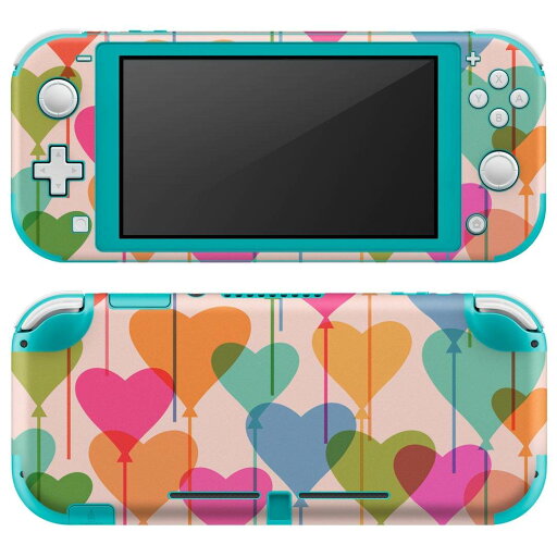 igsticker Nintendo Switch Lite 専用 デザインスキンシール 全面 ニンテンドー スイッチ ライト 専用 ゲーム機 カバー アクセサリー フィルム ステッカー エアフリー 008129 カラフル ハート 風船 模様 igsticker Nintendo Switch Lite 専用 デザインスキンシール 全面 ニンテンドー スイッチ ライト 専用 ゲーム機 カバー アクセサリー フィルム ステッカー エアフリー 008129 カラフル ハート 風船 模様