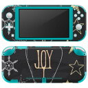 igsticker Nintendo Switch Lite 専用 デザインスキンシール 全面 ニンテンドー スイッチ ライト 専用 ゲーム機 カバー アクセサリー フィルム ステッカー エアフリー 008193 カラフル 黒板 星 結晶 雪 スター(2)