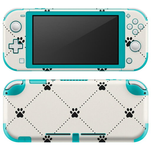igsticker Nintendo Switch Lite 専用 デザインスキンシール 全面 ニンテンドー スイッチ ライト 専用 ゲーム機 カバー アクセサリー フィルム ステッカー エアフリー 008215 足跡 白黒 ブラック 模様 igsticker Nintendo Switch Lite 専用 デザインスキンシール 全面 ニンテンドー スイッチ ライト 専用 ゲーム機 カバー アクセサリー フィルム ステッカー エアフリー 008215 足跡 白黒 ブラック 模様