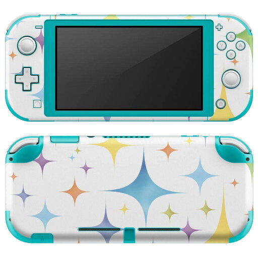 igsticker Nintendo Switch Lite 専用 デザインスキンシール 全面 ニンテンドー スイッチ ライト 専用 ゲーム機 カバー アクセサリー フィルム ステッカー エアフリー 008254 きらきら カラフル パステル 模様 igsticker Nintendo Switch Lite 専用 デザインスキンシール 全面 ニンテンドー スイッチ ライト 専用 ゲーム機 カバー アクセサリー フィルム ステッカー エアフリー 008254 きらきら カラフル パステル 模様