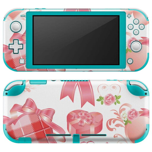 igsticker Nintendo Switch Lite 専用 デザインスキンシール 全面 ニンテンドー スイッチ ライト 専用 ゲーム機 カバー アクセサリー フィルム ステッカー エアフリー 008301 バレンタイン ピンク リボン ハート igsticker Nintendo Switch Lite 専用 デザインスキンシール 全面 ニンテンドー スイッチ ライト 専用 ゲーム機 カバー アクセサリー フィルム ステッカー エアフリー 008301 バレンタイン ピンク リボン ハート