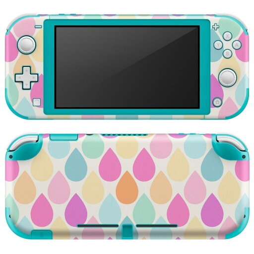 igsticker Nintendo Switch Lite 専用 デザインスキンシール 全面 ニンテンドー スイッチ ライト 専用 ゲーム機 カバー アクセサリー フィルム ステッカー エアフリー 008394 雫 しずく パステル 模様 カラフル igsticker Nintendo Switch Lite 専用 デザインスキンシール 全面 ニンテンドー スイッチ ライト 専用 ゲーム機 カバー アクセサリー フィルム ステッカー エアフリー 008394 雫 しずく パステル 模様 カラフル