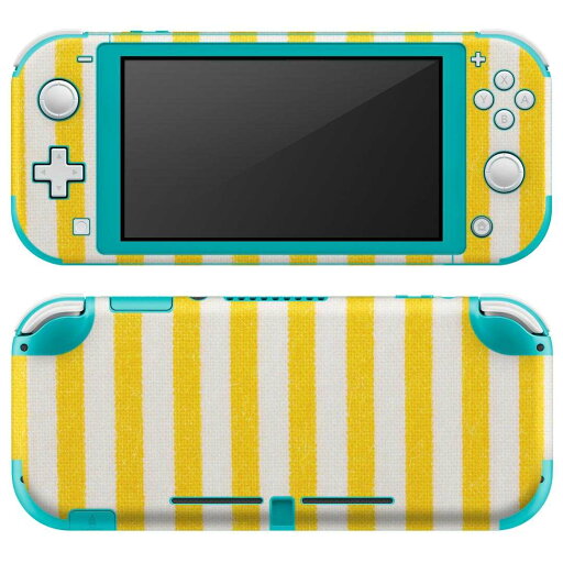 igsticker Nintendo Switch Lite 専用 デザインスキンシール 全面 ニンテンドー スイッチ ライト 専用 ゲーム機 カバー アクセサリー フィルム ステッカー エアフリー 008427 黄色 イエロー ストライプ 模様 igsticker Nintendo Switch Lite 専用 デザインスキンシール 全面 ニンテンドー スイッチ ライト 専用 ゲーム機 カバー アクセサリー フィルム ステッカー エアフリー 008427 黄色 イエロー ストライプ 模様