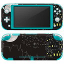 igsticker Nintendo Switch Lite 専用 デザインスキンシール 全面 ニンテンドー スイッチ ライト 専用 ゲーム機 カバー アクセサリー フィルム ステッカー エアフリー 008443 ハロウィン 魔女 黒 ブラック