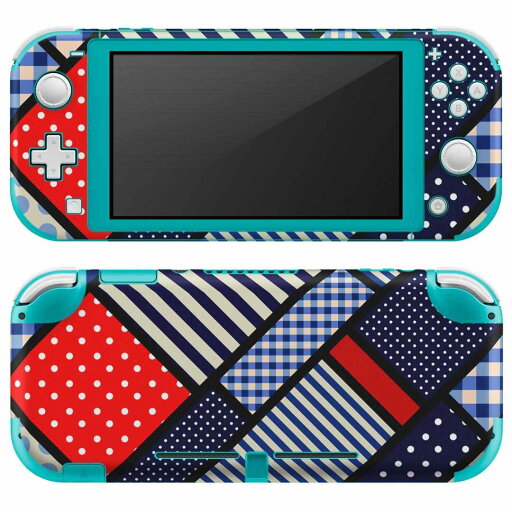igsticker Nintendo Switch Lite 専用 デザインスキンシール 全面 ニンテンドー スイッチ ライト 専用 ゲーム機 カバー アクセサリー フィルム ステッカー エアフリー 008528 青 ブルー チェック 水玉 模様 igsticker Nintendo Switch Lite 専用 デザインスキンシール 全面 ニンテンドー スイッチ ライト 専用 ゲーム機 カバー アクセサリー フィルム ステッカー エアフリー 008528 青 ブルー チェック 水玉 模様