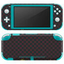igsticker Nintendo Switch Lite 専用 デザインスキンシール 全面 ニンテンドー スイッチ ライト 専用 ゲーム機 カバー アクセサリー フィルム ステッカー エアフリー 008537 秋 赤 レッド 市松模様 紅葉