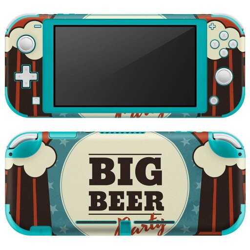igsticker Nintendo Switch Lite 専用 デザインスキンシール 全面 ニンテンドー スイッチ ライト 専用 ゲーム機 カバー アクセサリー フィルム ステッカー エアフリー 008609 ビール イラスト 赤 レッド レトロ igsticker Nintendo Switch Lite 専用 デザインスキンシール 全面 ニンテンドー スイッチ ライト 専用 ゲーム機 カバー アクセサリー フィルム ステッカー エアフリー 008609 ビール イラスト 赤 レッド レトロ