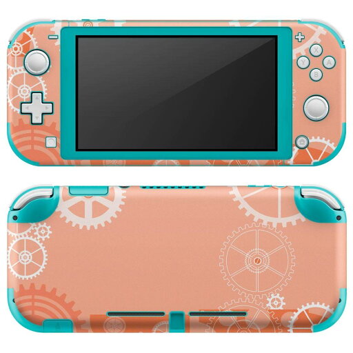 igsticker Nintendo Switch Lite 専用 デザインスキンシール 全面 ニンテンドー スイッチ ライト 専用 ゲーム機 カバー アクセサリー フィルム ステッカー エアフリー 008665 歯車 オレンジ 模様 igsticker Nintendo Switch Lite 専用 デザインスキンシール 全面 ニンテンドー スイッチ ライト 専用 ゲーム機 カバー アクセサリー フィルム ステッカー エアフリー 008665 歯車 オレンジ 模様