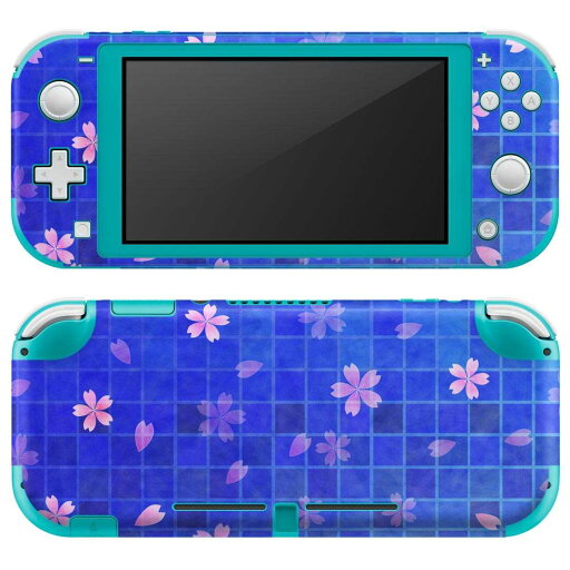 igsticker Nintendo Switch Lite 専用 デザインスキンシール 全面 ニンテンドー スイッチ ライト 専用 ゲーム機 カバー アクセサリー フィルム ステッカー エアフリー 008677 青 ブルー 花 igsticker Nintendo Switch Lite 専用 デザインスキンシール 全面 ニンテンドー スイッチ ライト 専用 ゲーム機 カバー アクセサリー フィルム ステッカー エアフリー 008677 青 ブルー 花