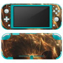 igsticker Nintendo Switch Lite 専用 デザインスキンシール 全面 ニンテンドー スイッチ ライト 専用 ゲーム機 カバー アクセサリー フィルム ステッカー エアフリー 008714 黒 ブラック 模様(2)