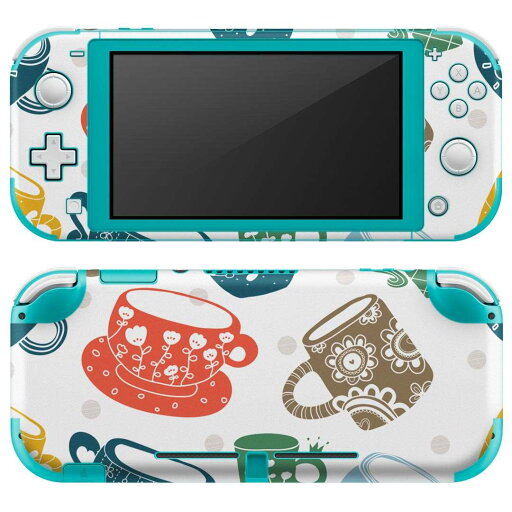 igsticker Nintendo Switch Lite 専用 デザインスキンシール 全面 ニンテンドー スイッチ ライト 専用 ゲーム機 カバー アクセサリー フィルム ステッカー エアフリー 008828 イラスト カラフル カップ コップ igsticker Nintendo Switch Lite 専用 デザインスキンシール 全面 ニンテンドー スイッチ ライト 専用 ゲーム機 カバー アクセサリー フィルム ステッカー エアフリー 008828 イラスト カラフル カップ コップ