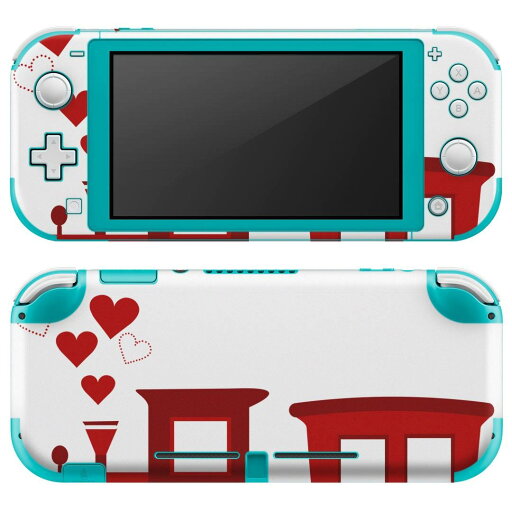 igsticker Nintendo Switch Lite 専用 デザインスキンシール 全面 ニンテンドー スイッチ ライト 専用 ゲーム機 カバー アクセサリー フィルム ステッカー エアフリー 008854 赤 レッド ハート トレイン igsticker Nintendo Switch Lite 専用 デザインスキンシール 全面 ニンテンドー スイッチ ライト 専用 ゲーム機 カバー アクセサリー フィルム ステッカー エアフリー 008854 赤 レッド ハート トレイン